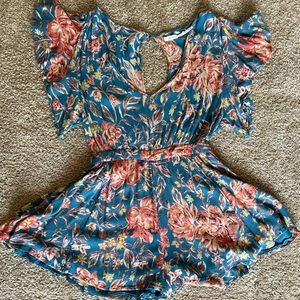 Kimchi Blue Floral Romper